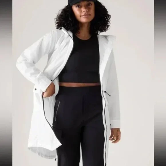 Athleta Women's Everyday Anorak Jacket | White | NWT | XL - Picture 2 of 8